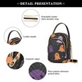 thumbnail image 4 of FORMRS Crossbody Bag for Women Quilted Travel Shoulder Cell Phone Purse with Chain Strap Handbag, Halloween Orange Ghosts, 4 of 7