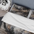 thumbnail image 4 of Designart "Expressions of Freedom Gold And Black I" Boho Feather Bedding Covert Set - Traditional Gold Geometric Bed Set With 1 Sham, 4 of 6