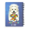 thumbnail image 2 of Autism Awareness Great Pyrenees Accept Understand Love Spiral Bound Journal Pyr Dog Lover 5x7in Spiral Notebook - 12003, 2 of 5