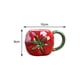 thumbnail image 5 of Forma de fruta Taza de café Taza de agua Taza de té Bebida Té Bebidas frías o calientes Taza de leche de café de cerámica adorable para uso diario perfecl  Taza de café, 5 of 8