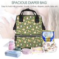 thumbnail image 5 of Gaeub Shiba Inu Dog And Flower Print Mummy Diaper Bag Backpack,Durable Maternity Baby Nappy Casual Shoulder Bags,Travel Hiking Outdoor Pack, 5 of 6