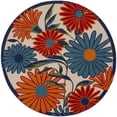 thumbnail image 6 of Nourison Aloha Indoor/Outdoor Multicolor 7’10” x Round Area Rug (8 Round), 6 of 10