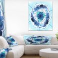 thumbnail image 1 of Design Art - Blue and Purple Rounded Flower, 1 of 3