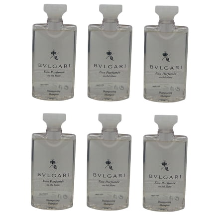 Bvlgari au the blanc Shampoo lot of 6 each 2.5oz Total of 15oz
