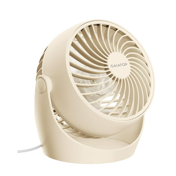 Ventilador circulador de aire Gaiatop, escritorio portátil, 12 cm, 3 velocidades, 6 W