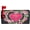 Floral, variant on Wreath Monogram Letter M Mailbox Covers, Buffalo Plaid Outdoor Magnetic Mailbox Cover, 21 x 18 in Mail Box Covers for Garden Yard Decor