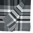 thumbnail image 4 of Fennco Styles Contemporary Stripe Border Design Cotton Tablecloth 70" W x 120" L - Black Table Cover for Dining Table Décor, Banquets, Holiday, Family Gathering, Special Occasions, 4 of 4