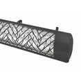 thumbnail image 3 of Eurofase Heating - 5000 Watt Electric Infrared Dual Element Heater-240 Voltage-Black Finish-Chevron Decorative Fascia, 3 of 9