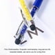 thumbnail image 2 of Methold 10 unidades de bolígrafos táctiles Stylus, bolígrafo de Metal, suministros escolares, accesorio de firma, herramienta de escritura para Suministros de escritura y corrección Azul, 2 of 6