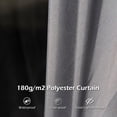thumbnail image 4 of Mondawe 10x12 Ft Outdoor Aluminum Plastic Hardtop Gazebo with Curtains and Mosquito Netting, Metal Garden Canopy for Backyard, 4 of 10