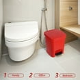 thumbnail image 4 of KAKOWELY De Basura Con Abatible Y Pedal Para Cocina Color Olores Indeseados, 4 of 6