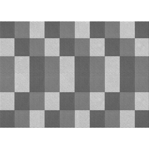 Ahgly Company Machine Washable Indoor Rectangle Transitional Gray Cloud Gray Area Rugs, 2' x 5'