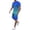 Blue, variant on Mens Outfits Men's Letter Print Loose Fit Summer Sportswear Casual Tracksuit for Streetwear and Everyday Gradient Breathable Brick Red M