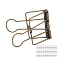 thumbnail image 3 of 30Pcs Wire Binder Clips Metal Wire Foldback  Clips 2 Inch Multi Purpose Small Binder Clips Photos Stationery Binder Clips For Office School And Home Supplies, 3 of 8