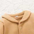 thumbnail image 3 of Vedolay Tops Toddler Girls Winter Jacket Lapel Button Down Coat Warm Outerwear,Yellow 0-3 Months, 3 of 5