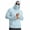 Light Blue sun shirts for men, variant on hlysgo Men's Sun Protection Shirt with Pockets Summer Long Sleeve Cooling Hooded Shirt for Outdoor Work Breathable Workout Hiking UV Clothing Light Blue,3XL
