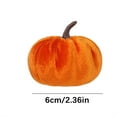thumbnail image 2 of Eolstice Artificial Halloween Pumpkin, Realistic Simulation Fruit Decor, Lightweight Resin Material For Display, Thanksgiving Table Centerpiece Accent, Orange, 2 of 2