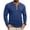 Blue, variant on Long Sleeve T Shirts for Man Classsic Button V Neck Henley Shirts Comfortable Lightweight Mens Spring Fall Shirts Fashion Contrast Color Trim Pullover T Shirts Casual Slim Fit Basic Top M