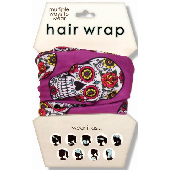 SUGAR SKULL HAIR WRAP