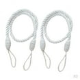 thumbnail interactive-video image 1 of Silky Rope Classic Tassel Curtain Tie Backs – Pair (Art 3009, Choose Your Color) 1 of 5