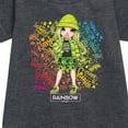 thumbnail image 2 of Rainbow High - Jade Hunter Rainbow Graffiti - Toddler And Youth Girls Fleece Dress, 2 of 4