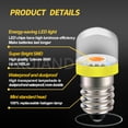 thumbnail image 6 of Ruiandsion E10 Mini LED Bulb, 0.15W 2800K Warm Yellow,DC 3V for Dollhouse Miniature Projects,5-Pack, 6 of 9