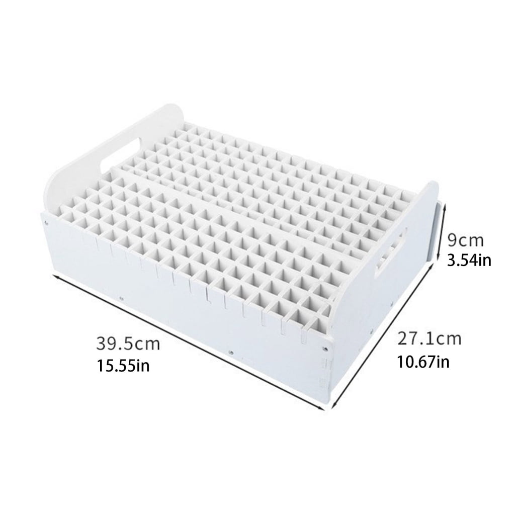 204 Slot Art Marker Organizers PVC Marker Stand Desktop Marker Storage Rack For Art Marker Brush Pen Colored Pencil
