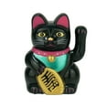 thumbnail image 1 of Chat Porte-Bonheur Chinois Agissant en Appel Maneki Neko Or Fortune Feng Shui Nouveau, 1 of 5