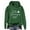 Green, variant on Up To 50% Off Zip up Hoodie Women Women's English Let The Shenanigans Begin Fashion Round Neck Casual Letter St. Print Long Sleeve Top Sweatshirt
