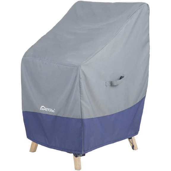 Pputeck Patio Chair Cover Waterproof Refctive Stackable Garden Furniture Cover, 39*21*41" , Blue