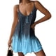 thumbnail image 1 of Puntoco Vestidos Mujer Verano Moda Mujer Sexy V-Cuello Impresión Suelta Tirantes Sin Espalda Vestido, 1 of 4