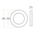thumbnail image 2 of Junta de goma plana de manguera O-Ring de 16 mm OD Lote para grommet 20 piezas, 2 of 3