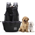 thumbnail image 1 of Light Weight Pet Carrier Backpack For Small And Medium Dogs, Veterinarian Approved Safe Bag For Travel - Easy Take Space Saving - Black M, 1 of 5