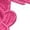 Hot Pink, variant on Panties for Women Transparent Hot Embroidered Pearl Massage T Pants Open Crotch Thong Panties