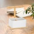 thumbnail image 6 of Eingangs-Aufbewahrungsbox, Heimdekoration, Schlüsselhalter, Handy-Aufbewahrungsregal, Dekorativer Organizer Für Desktop-Büro-Küche White, 6 of 9