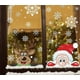 thumbnail image 1 of Adhesivos navideños para ventanas Suyoo Papá Noel mirón y Rodolfo 8 hojas PVC, 1 of 4