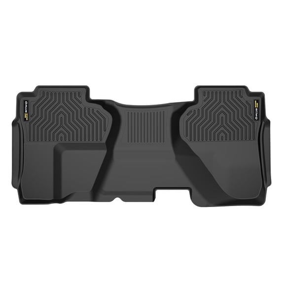 Row Floor Mats Fit For DOUBLE CAB 2014-2019 SILVERADO SIERRA 1500 2500 3500 2nd
