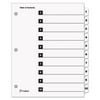 Cardinal OneStep Numbered Index System 10 x Divider(s) - Printed Tab(s) - Digit - 1-10 - 10 Tab(s)/Set - 9" Divider Width x 11" Divider Length - Letter - 8 1/2" Width x 11" Length - 3 Hole Punched - W