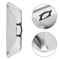 Pretyzoom Cookware Lid Stainless Steel Pot Lid Silver 1Pack