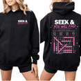 thumbnail image 2 of Seek And You Will Find Christian Faith Hoodie for Men and Women, Matthew 7:7 Bible Verse Pullover, Sizes S-5XL, 2 of 6