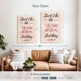 thumbnail image 4 of Elephant Stock Be Unique Wall Art - Vertical Canvas Wall Art - Hallway Wall Decor - Inspirational And Typography Canvas - Beige And Black Decor - 30" x 45", 4 of 8