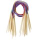 thumbnail image 1 of Agujas de coser tubo multicolor de bambú circulares agujas de tejer de ganchillo conjunto de herramientas de costura suéter sombrero kit de ganchos de ganchillo 18 piezas Vogacara JJ18519-00, 1 of 6