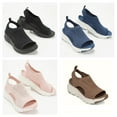 thumbnail image 1 of Sandales Orthopédiques Compensées pour Femmes pour Marche Décontractée Chaussures Plates à Bride Arrière, 1 of 4