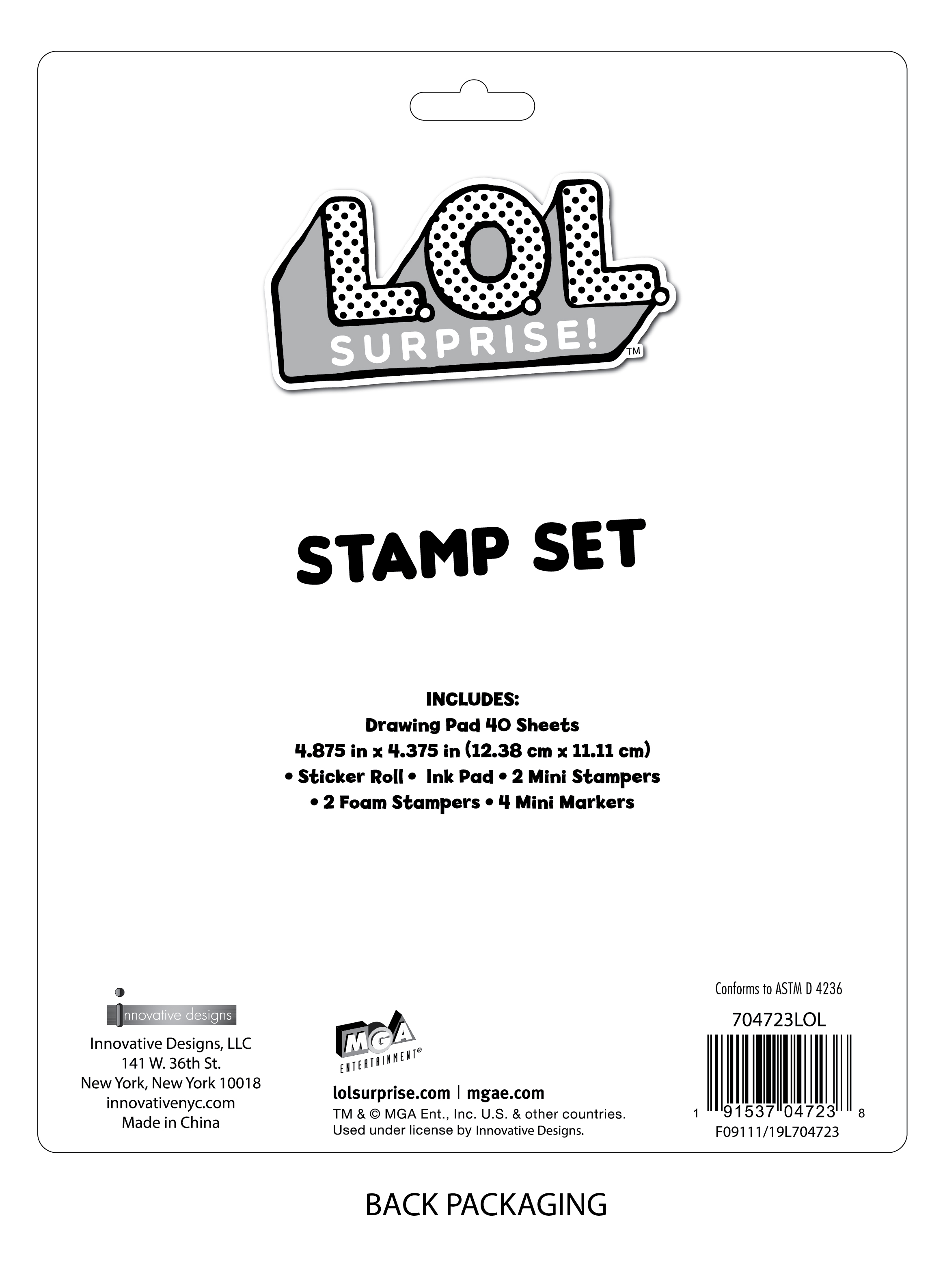 lol surprise stamp set