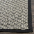 thumbnail image 3 of SAFAVIEH Four Seasons Clayton Geometric Polyester Area Rug, Ivory/Black, 3'6" x 5'6", 3 of 7