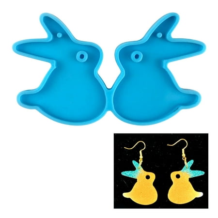 

NIUREDLTD Diy Cute Small Animal Penguin Polar Bear Earrings Rubber Tools Pendant Decoration Pendant Silicone Tools