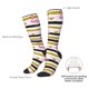 thumbnail image 4 of Fotbe Gold Glittering Hearts and Flamingos Calcetas Divertidas Estampadas para Hombre y Mujer, Calcetas de Algodón hasta la Rodilla para Caminar, Correr, Enfermería y Embarazo, 4 of 6