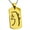 Gold, variant on Tioneer Stainless Steel Reiki Sei Hei Ki Harmony Engraved Dog Tag Pendant Necklace