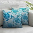 thumbnail image 3 of JEUXUS  Decorative Pillow Cover, Lumbar Sea Turtle Pillow Cover Modern Farmhouse Cushion Case Home Decor for Living Room Patio Sofa Couch Chair, 3 of 5