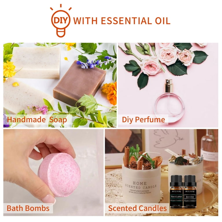 BURIBURI Vanilla Essential Oil, 100% Pure, Undiluted, Natural Aromatherapy  Vanilla Oil Essential Oil for Diffuser, Massage (Vanilla)